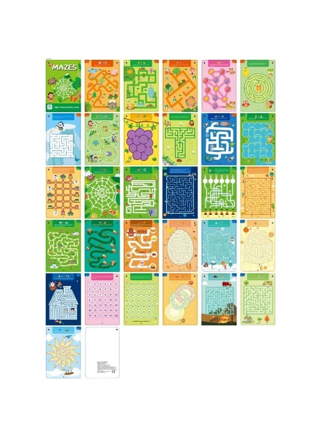 Capstro Children’s Maze Training Activity Book – Logical Thinking, Focus & Hand Coordination Practice for Creative Learning and Early Skill Development – Interlocking Maze Challenge Book - Image 4